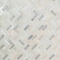 Msi Angora Herringbone 12 In. X 12 In. X 10 Mm Polished Marble Mesh-Mounted Mosaic Tile, 10PK ZOR-MD-0199 - alternate 1